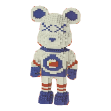 3D конструктор DUZ Magic Blocks Мишка Астронавт 8986 на 1580 деталей