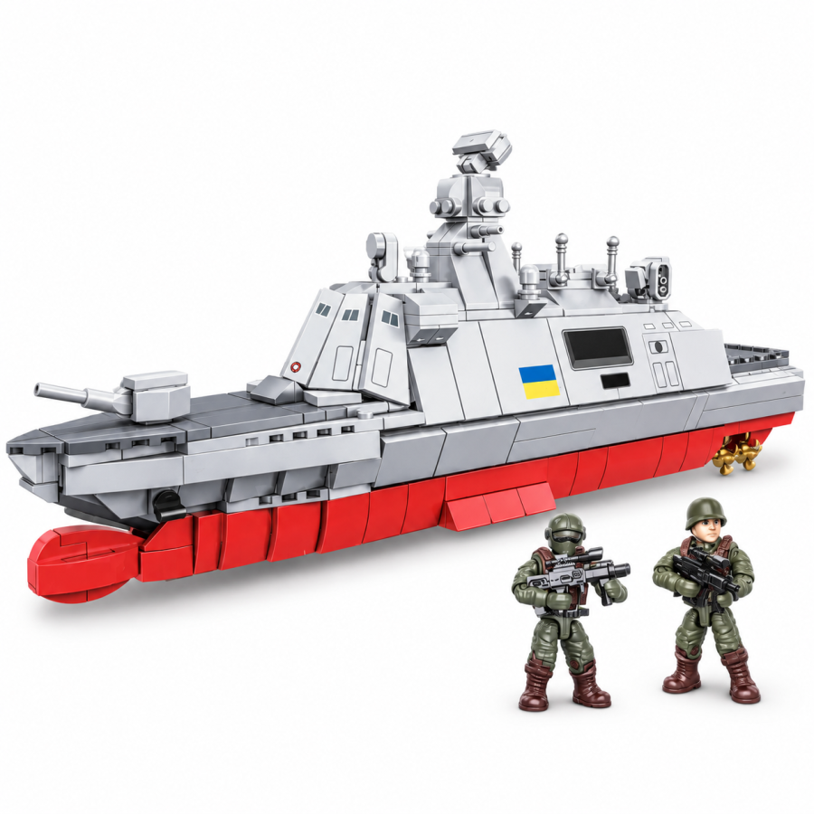 Конструктор Корвет Гетман Иван Мазепа KB 1149 на 727 деталей с 2 сборными фигурками военных
