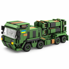 Детский конструктор ЗСУ Kids Bricks KB 1121 на 793 детали, военная машина, блочная модель для мальчика 6+