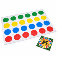 Напольная игра Grand Twistep Danko Toys DTG102, игра типа твистер с рулеткой, поле 180×130 см, 2–4 игрока, 6+