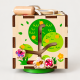 Деревянный развивающий бизикуб, сортер 13см Tree Toys