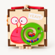 Деревянный развивающий бизикуб, сортер 13см Tree Toys