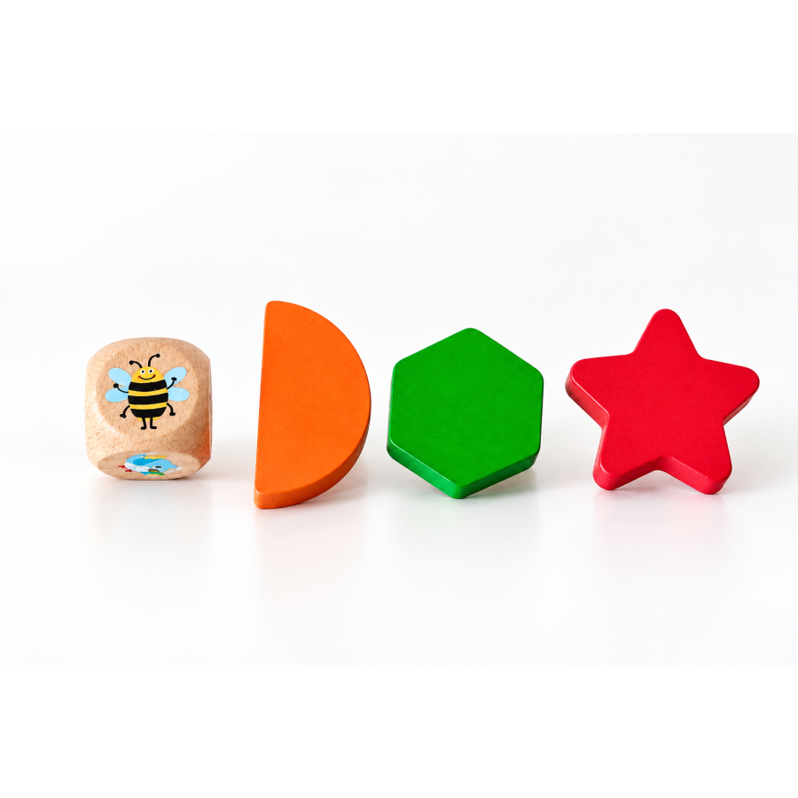 Деревянный развивающий бизикуб, сортер 13см Tree Toys