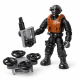 Детский конструктор ЗСУ Kids Bricks KB 1129A — дрон с фигуркой, 39 деталей