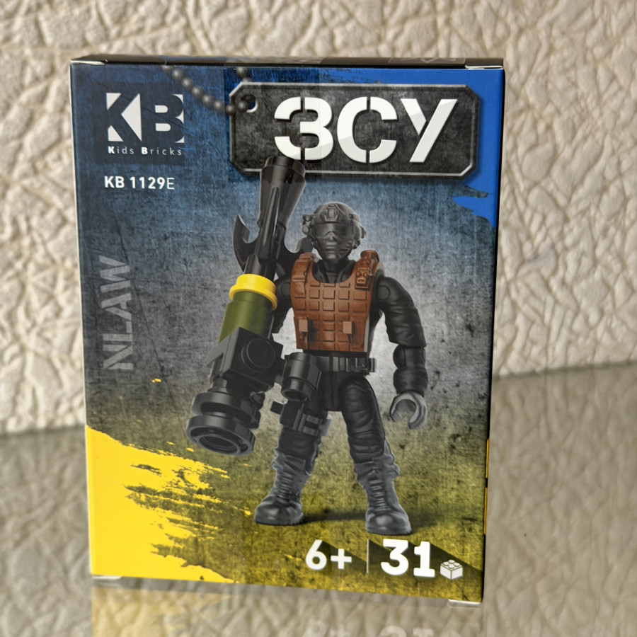 Детский конструктор ЗСУ Kids Bricks KB 1129E — 31 деталь с фигуркой