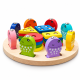Деревянная развивающая игрушка 2в1 Сортер Магнитная рыбалка Tree Toys 13,5см