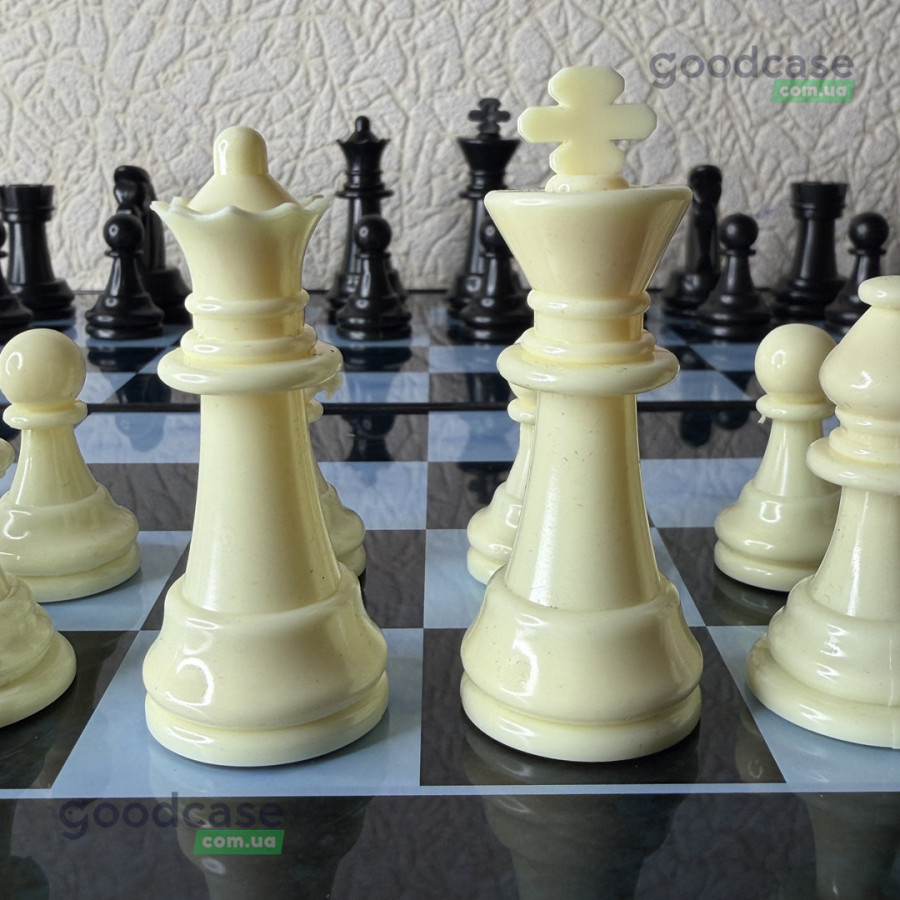 Шахматы, шашки и нарды 3 в 1 MC 1178/6899 — складной игровой набор 35×31,5 см