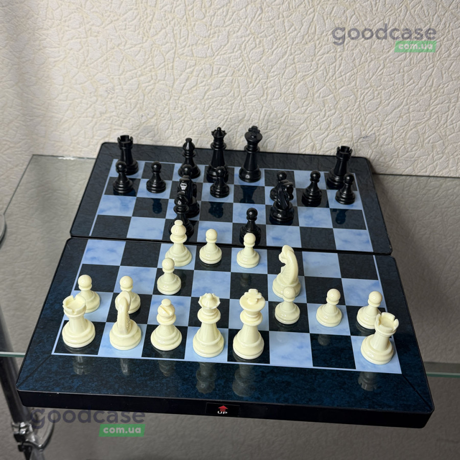 Шахматы, шашки и нарды 3 в 1 MC 1178/6899 — складной игровой набор 35×31,5 см