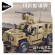 Детский конструктор PANLOS 628013 JLTV на 2479 деталей — большая модель бронеавтомобиля