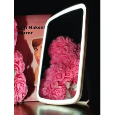 Настільне дзеркало з підсвіткою на акумуляторі LED Makeup