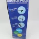 Вешалка стойка напольная Double Pole двойная с полками для одежды и обуви на колесиках