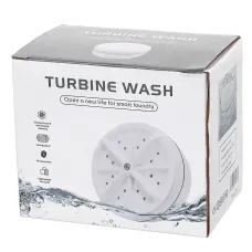 Портативная ультразвуковая стиральная машина с миниUSB Turbine Wash