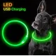 Cветящийся ошейник для собак и котов с зарядкой от Usb, трубчатый LED