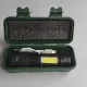 Ліхтар ручний акумуляторний світлодіодний у зеленому кейсі Bailong BL-511 COB usb Міні ліхтарик світлодіодний