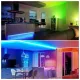 Кольорова світлодіодна Led-стрічка з пультом 5 метрів smd rgb у коробці з контролером і блоком живлення