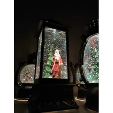 Светильник новогодний музыкальный, снежная сказка декор  от usb  Snow Water Lantern
