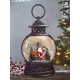 Светильник новогодний музыкальный,снеговик на пикапе снежная сказка декор  от usb  Snow Water Lantern