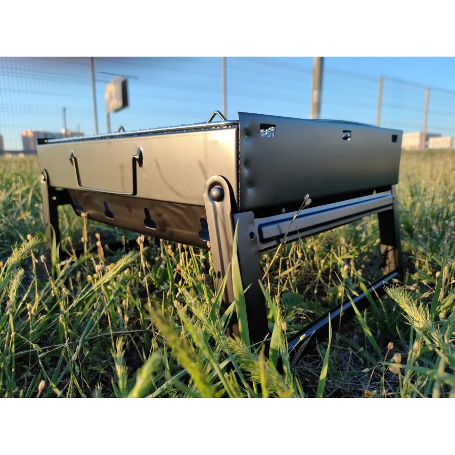 Портативний переносний мангал BBQ Mensory - складаний туристичний міні-гриль для барбекю, пікніка та відпочинку