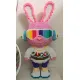 Конструктор 3D Magic Blocks в виде зайчика “Диджей” Rabbit DJ 6612 Деталей