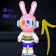Конструктор 3D Magic Blocks в виде зайчика “Диджей” Rabbit DJ 6612 Деталей