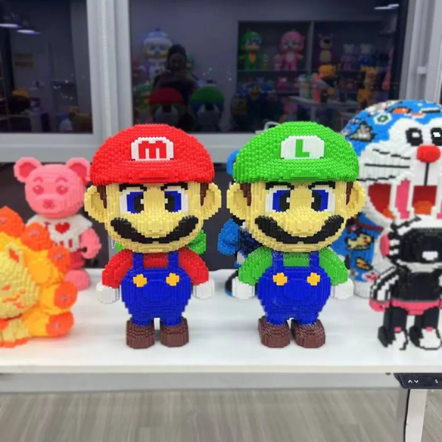 Конструктор Magic 3D Blocks в виде “Super Mario” 50см 3646 деталей Наноблоки Магические