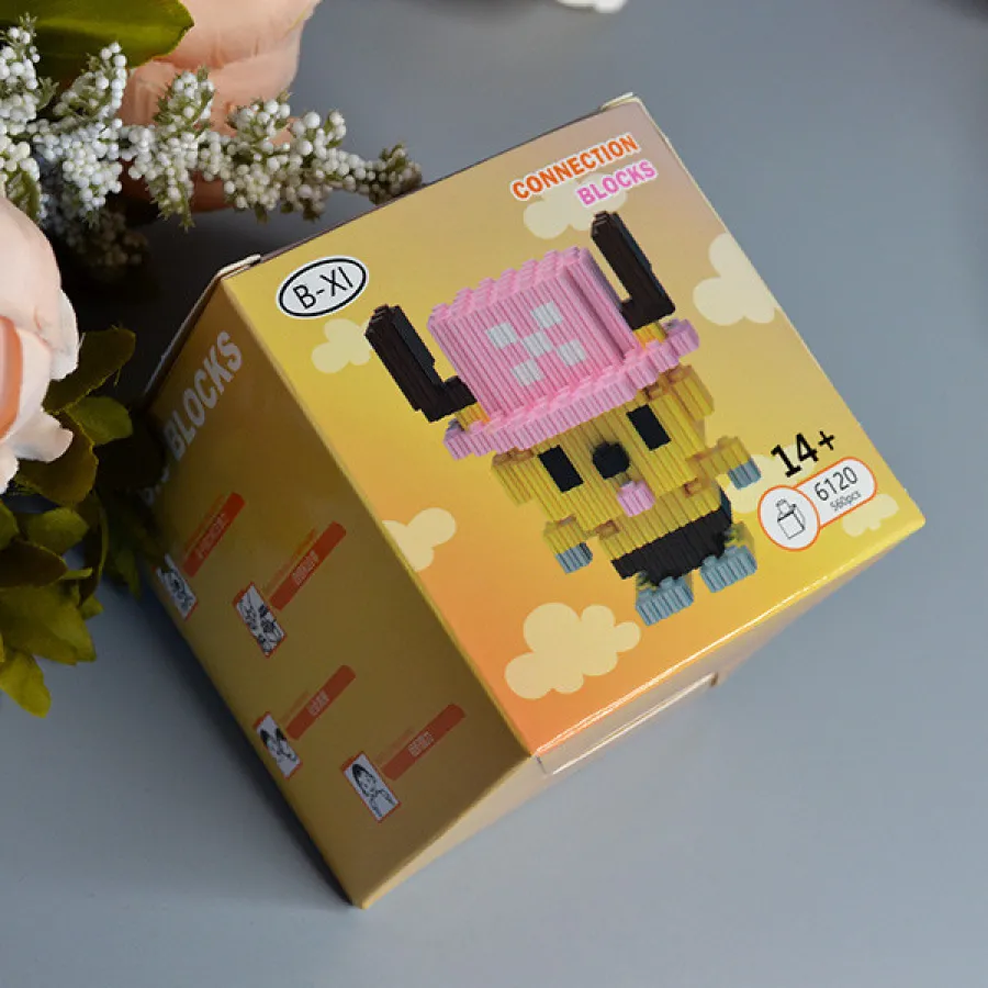 Конструктор 3D Magic Blocks в виде “Мультгерои” 12 см 560 деталей