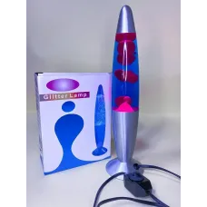 Лава лампа ночник Разноцветный 34 см  синий с красным Lava lamp настольный светильник ночник для дома и офиса