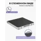 Стіл чорний для пікніка посилений складаний комплект 4 стільці, Столик розкладний для кемпінгу та риболовлі на природу