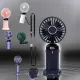 Вентилятор ручной 5 режимов USB Mini Fan, мини-вентилятор с аккумулятором, Карманный вентилятор маленький