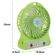 Вентилятор настільний usb Mini Fan з акумулятором, Портативний настільний вентилятор, мінівентилятор