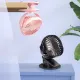 Акумуляторний настільний вентилятор на прищіпці, портативний usb мінівентилятор з акумулятором Білий