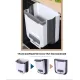 Мусорное ведро на дверь Foltable Trash Bin  кухонная складная корзина для мусора и отходов белая