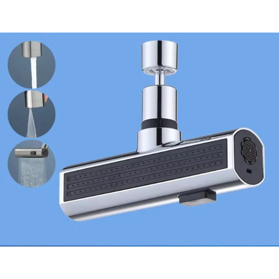 Насадка на кран для змішувача на кухню SHOWER HEAD поворотна на 360гр аератор для кріплення до водопровідного крана