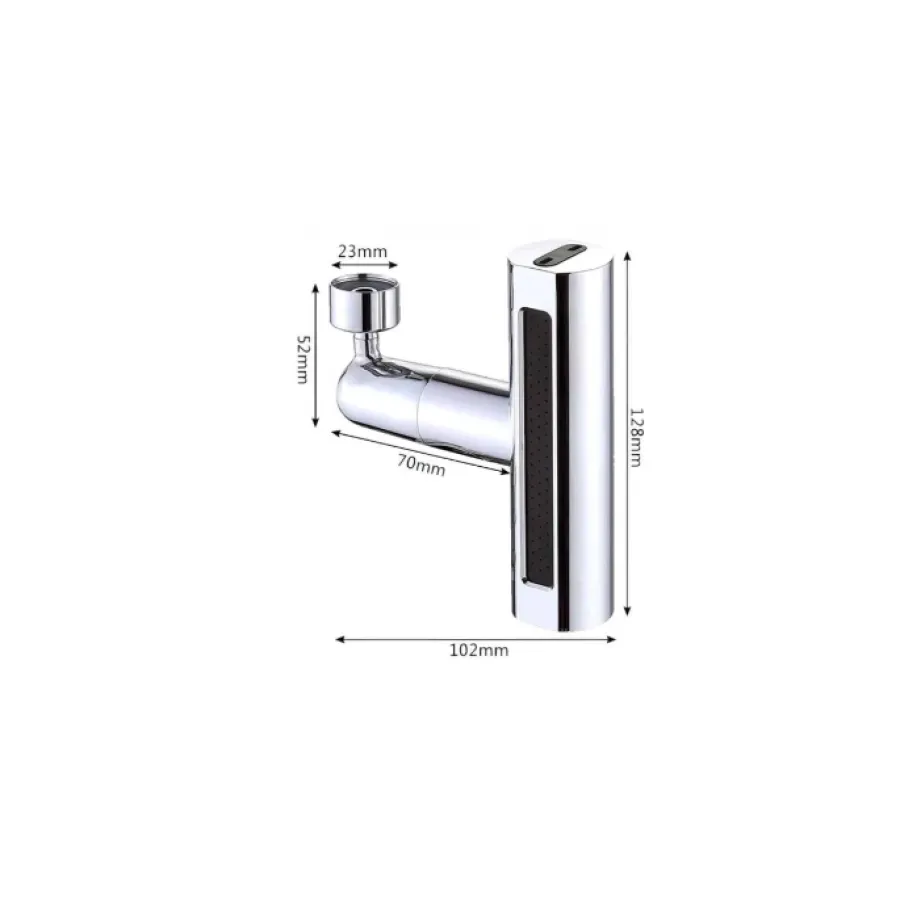 Насадка на кран для змішувача на кухню SHOWER HEAD поворотна на 360гр аератор для кріплення до водопровідного крана