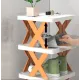 Полка для обуви тройная Shoe rack подставка органайзер на 3 полки