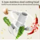 Мини блендер для продуктов аккумуляторный, Измельчитель для мяса и овощей портативный беспроводной 14см