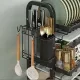 Сушарка для посуду настільна Double layered bowl rack Кухонний органайзер для сушіння та зберігання посуду