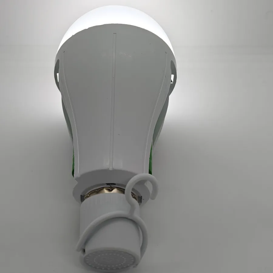 Аварійна світлодіодна лампа e27 20W DT з акумулятором 18650 в патрон, Лампочка Led акумуляторна під цоколь