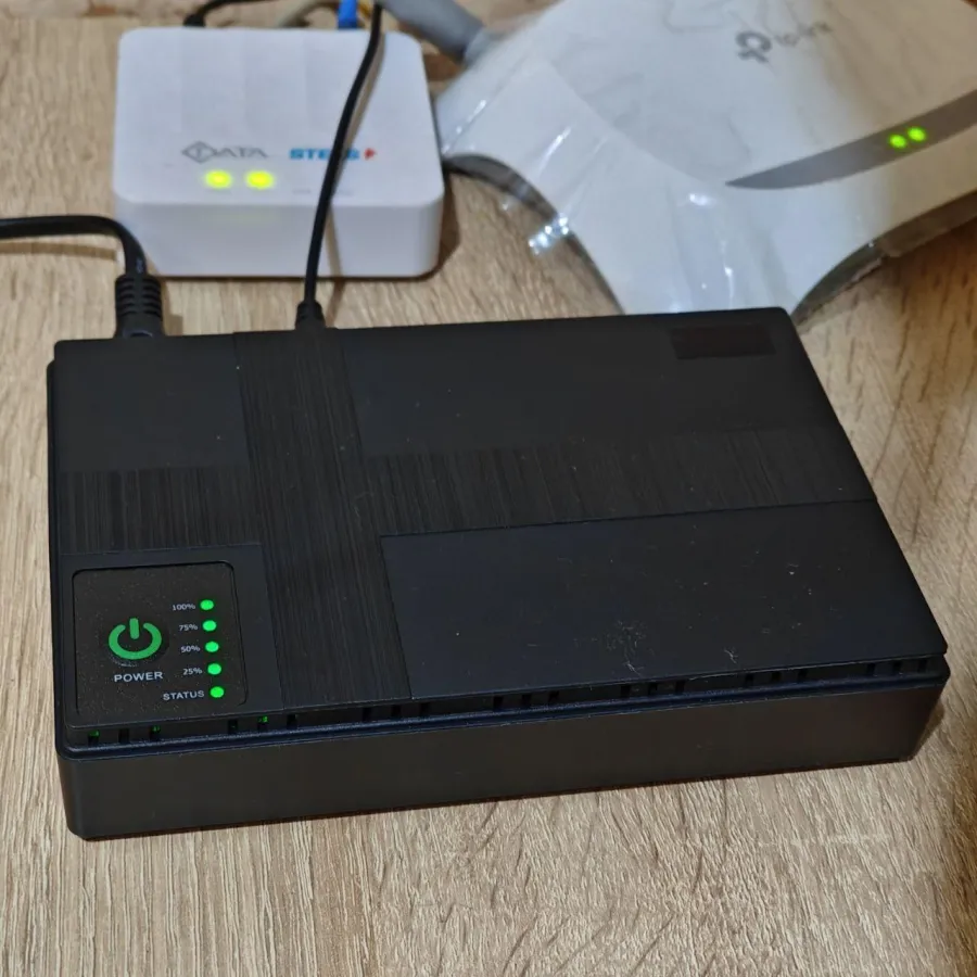 UPS для Wi-Fi роутера DC1018P 10400 Mah Упс Мини Ибп 5 9 12V Павербанк для роутера 12 вольт