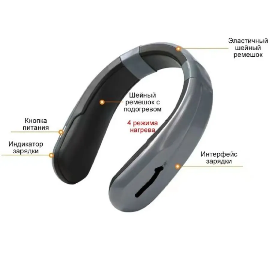 Портативный беспроводной обогреватель для шеи Handy Heater XL-6 с USB зарядкой, электрогрелка для шеи