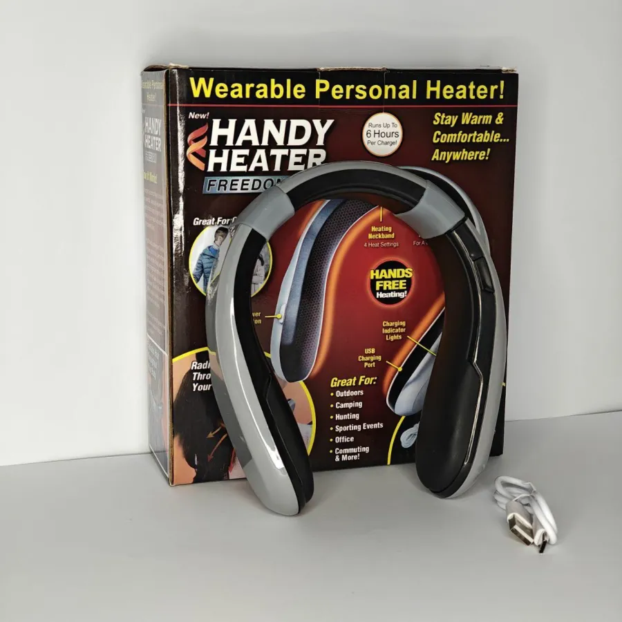 Портативный беспроводной обогреватель для шеи Handy Heater XL-6 с USB зарядкой, электрогрелка для шеи