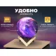 Кольоровий акумуляторний нічник Луна з пультом 15 см світильник 3D moonlight світлодіодна лампа для сну дитячий