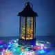 Новорічний музичний світильник зі снігом Water Lantern Міцність 30 см ОО-911 ретро ліхтар з ефектом снігу