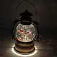 Новорічний музичний світильник Куля зі снігом Water Lantern 22 см ОО-942 ретро ліхтар з ефектом снігу