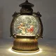 Новорічний музичний світильник Куля зі снігом Water Lantern 22 см ОО-942 ретро ліхтар з ефектом снігу