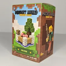 Детский Магнитный конструктор кубики Minecraft 37 дет. из магнитных блоков, конструктор на магнитах из кубиков