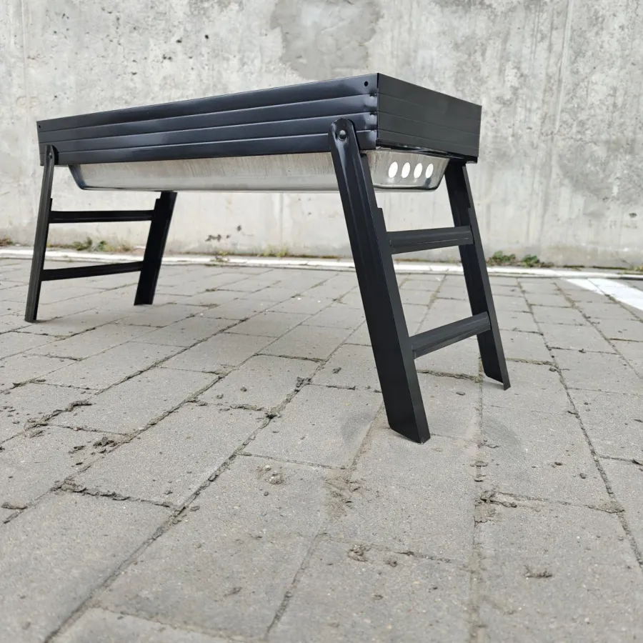 Міні мангал BBQ Grill 60×22×33 - складаний портативний гриль для дачі, пікніка та походів