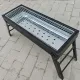Міні мангал BBQ Grill 60×22×33 - складаний портативний гриль для дачі, пікніка та походів