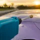 Аккумуляторная портативная мини-мойка высокого давления для авто в кейсе с 2 аккумуляторами — беспроводная
