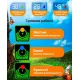 Портативный аккумуляторный душ 6000 мАч с дисплеем температуры — автономный туристический душ для кемпинга